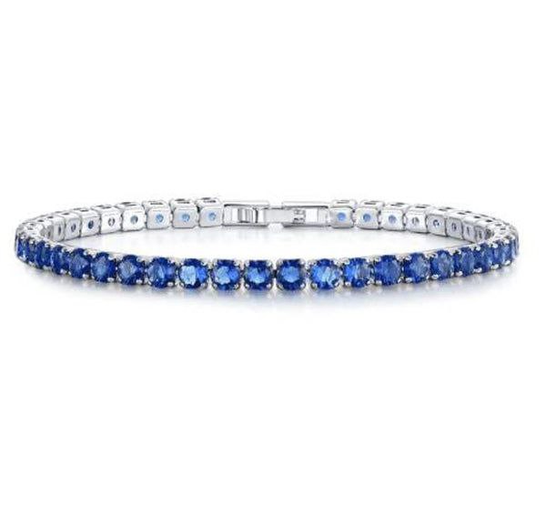 royal blue tennis bracelet