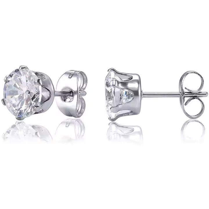 classic diamond stud