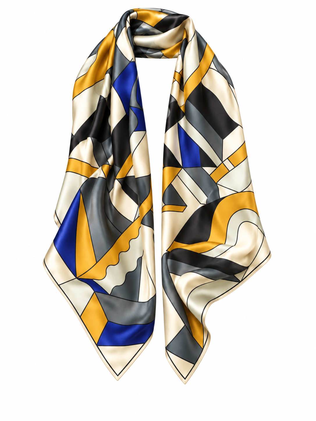 geometric scarf
