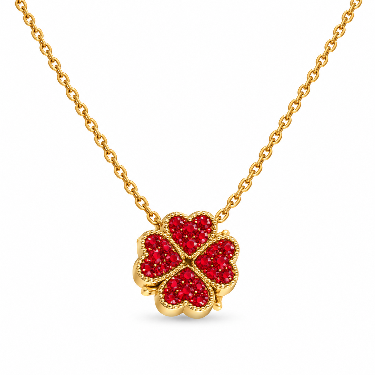 Lucky hearts magnetic necklace