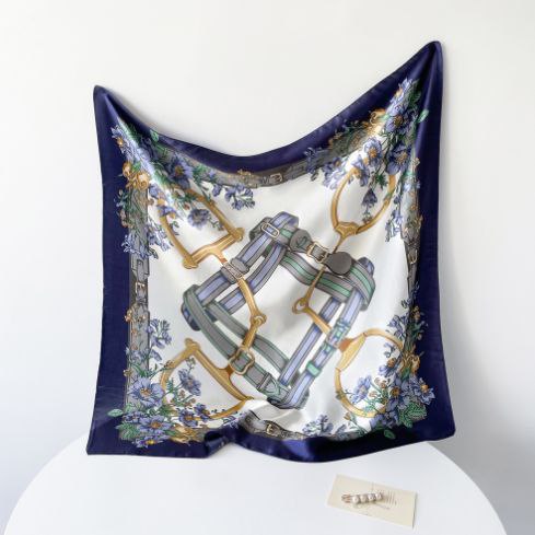 Natural Silk scarf – 90×90 cm
