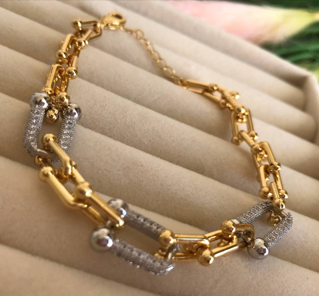 Tiffany Gold x silver bracelet