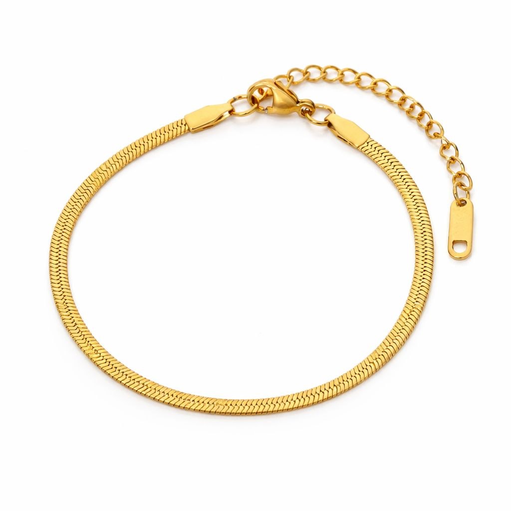 herringbone chain bracelet