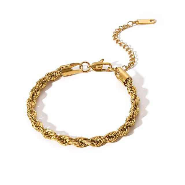 Twist chain bracelet