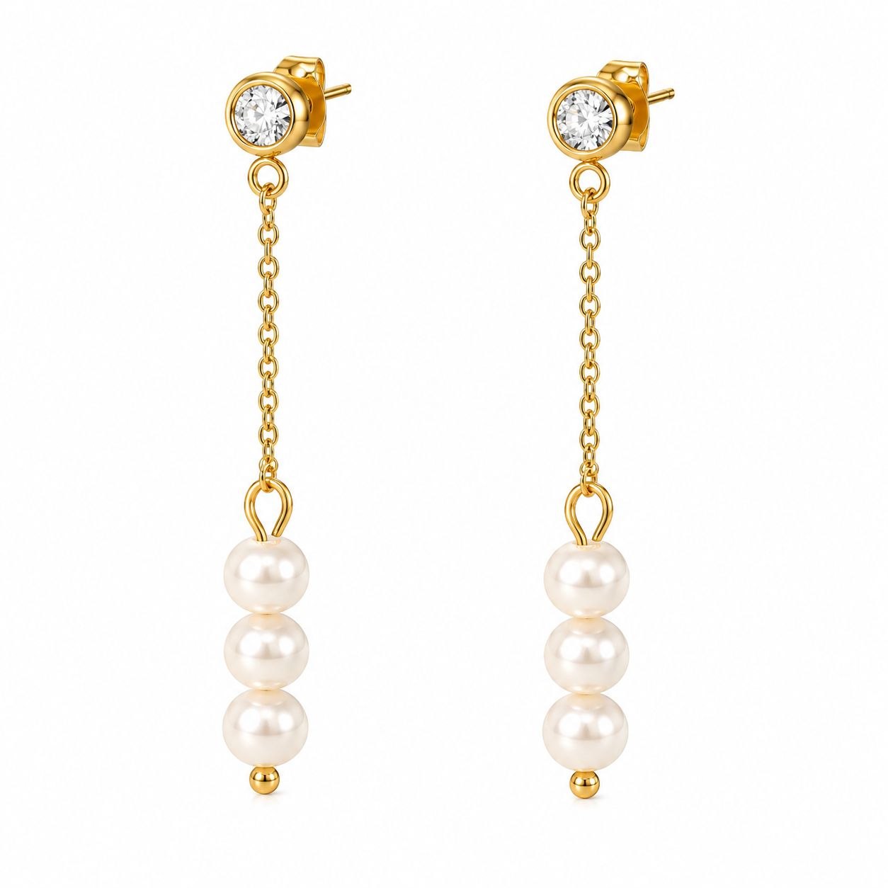 simple Pearl  earrings