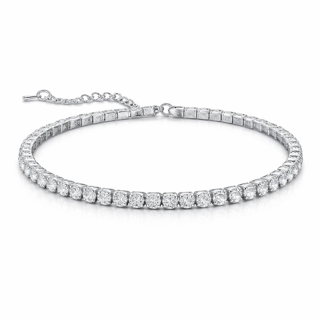 silver 925 tennis 0.5 carat
