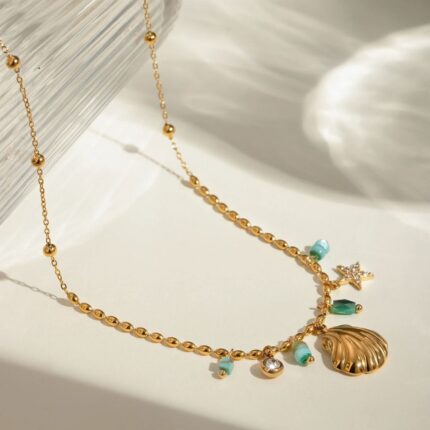 ocean charm necklace