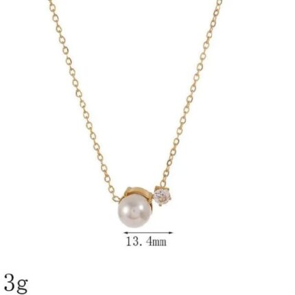 pearl & crystal pendant