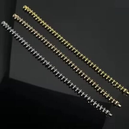 spike-cut tennis bracelet